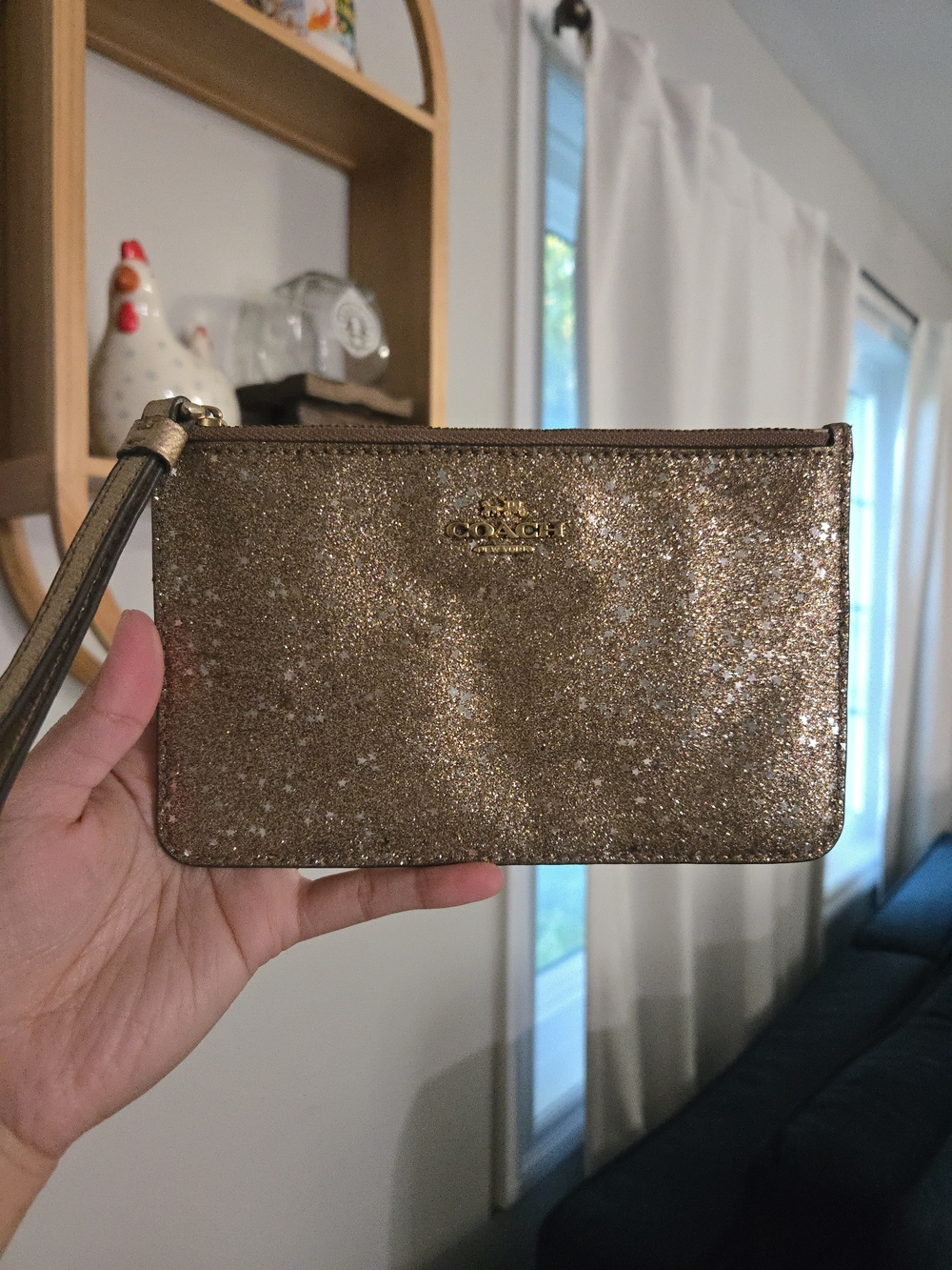 Coach Gold Glitter Star Wrislet